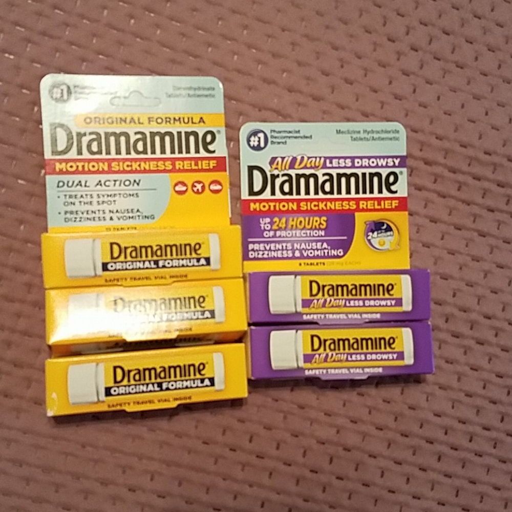 Dramamine motion sickness relief tablets